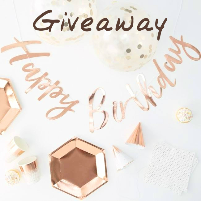 70 Piece Rose Gold Party In A Box From Candle & Cake
