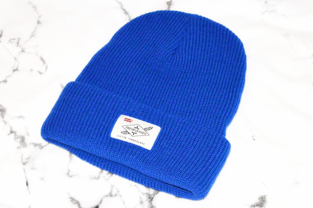 Levi's X Justin Timberlake Blue Beanie Hat Levi's X Justin Timberlake Blue Beanie Hat